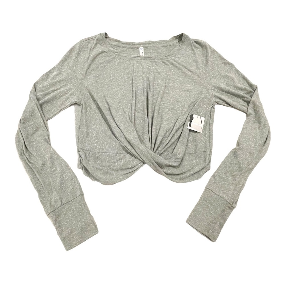 NWT FREE PEOPLE Movement Undertow Cropped Tee - Picture 4 of 5
